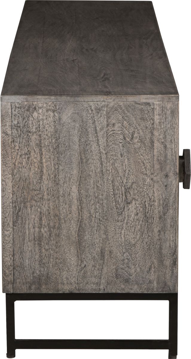 Signature Design by Ashley® Treybrook Distressed Gray Accent Cabinet-3