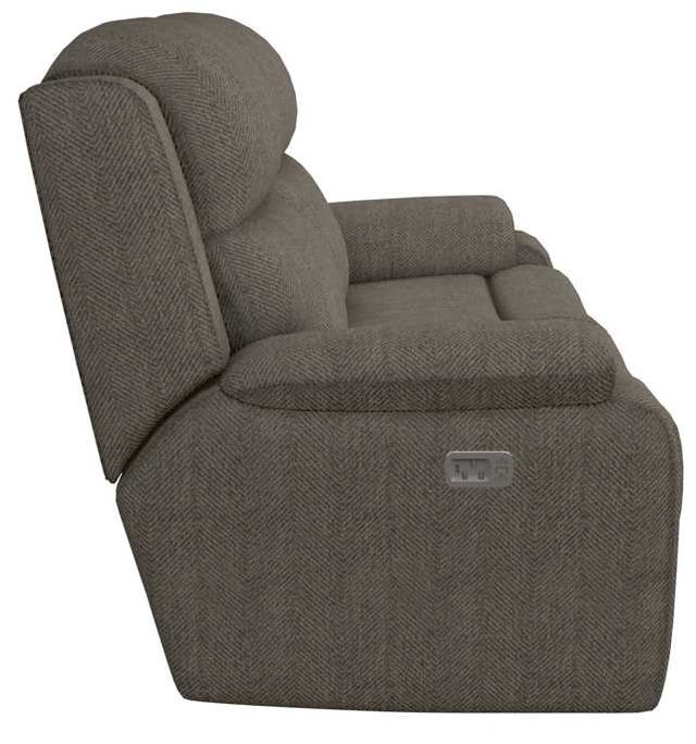 La-Z-Boy® Dorian Cocoa Power Reclining Loveseat with Headrest-2