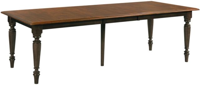 Kincaid® Bridgetown Nicholas Heritage Maple Leg Table with Bridgetown Black Base-2