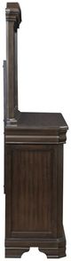 New Classic® Home Furnishings Lyndhurst Walnut Dresser and Mirror Set-4