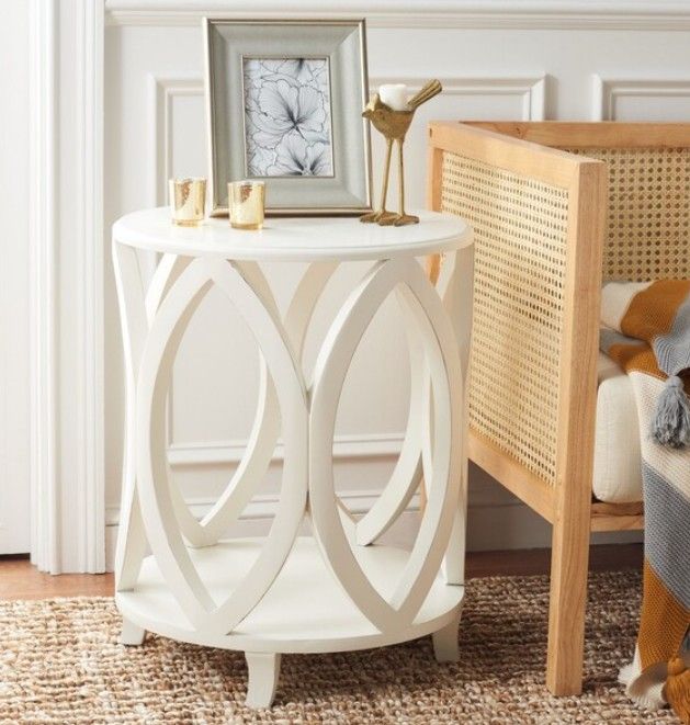 Safavieh Janika Off White Accent Table-4