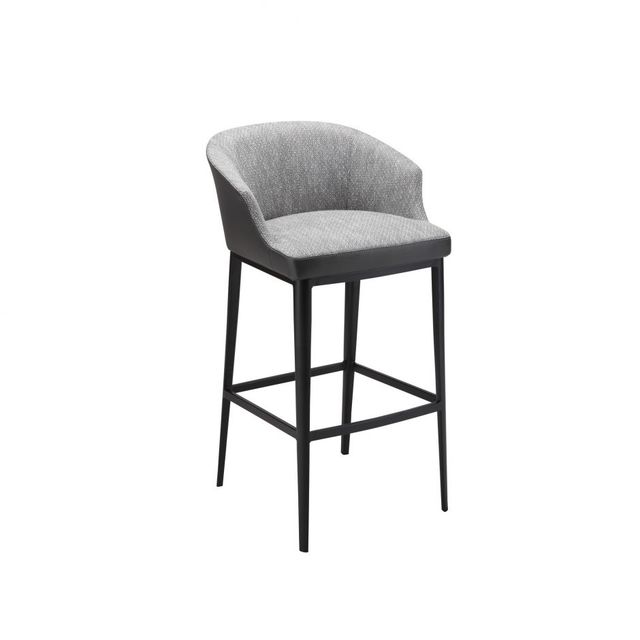 Moe's Home Collection Beckett Grey Barstool-1