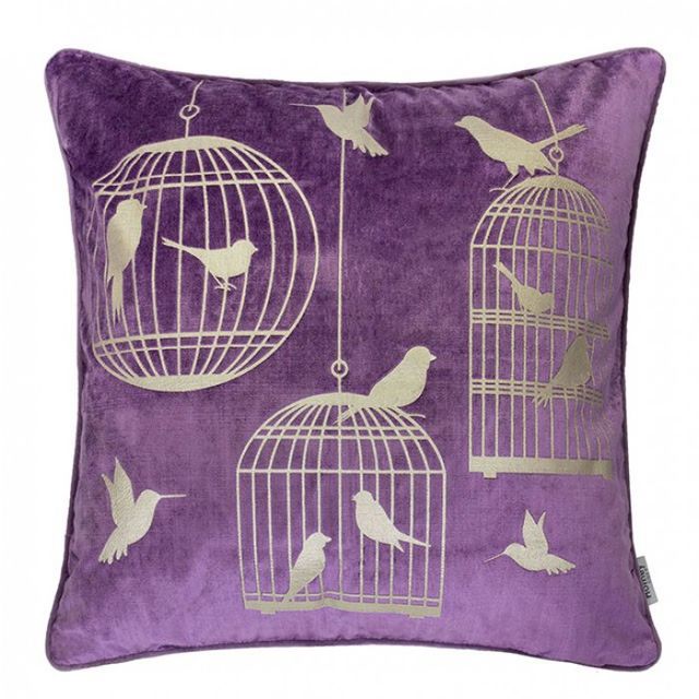 Furniture of America® Rina Purple Accent Pillow-0