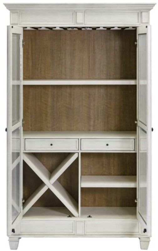 Martin Furniture Hartford Dining Black Display Cabinet-2