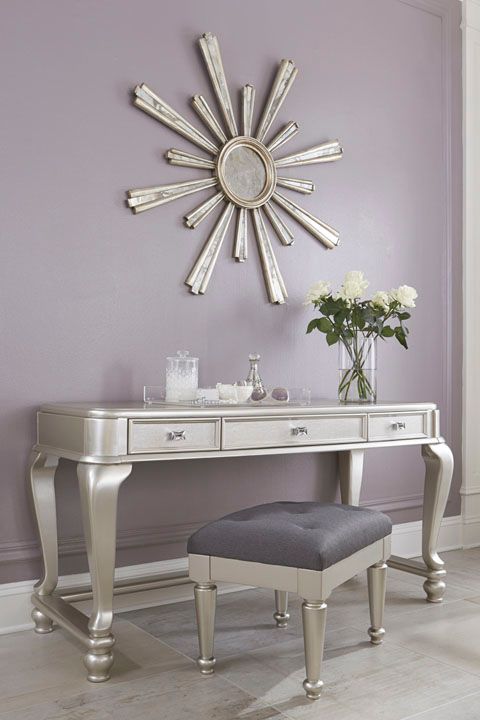 Signature Design by Ashley® Coralayne 2-Piece Gray Youth Vanity Set-3