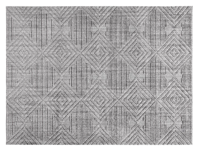 Olliix by Madison Park Charlotte Gray 5x7' Terni Geo Indoor Area Rug-0