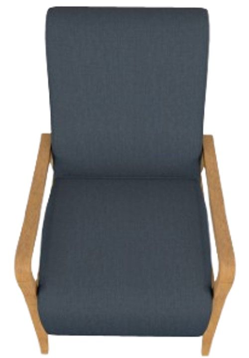 Best® Home Furnishings Customizable Field & Stream Home Rybe Accent Chair with Honey Birch Legs-4
