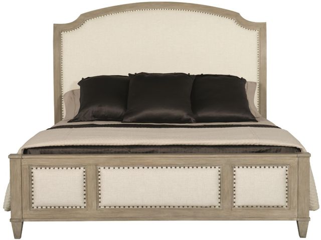 Bernhardt Santa Barbara Beige/Sandstone Upholstered King Panel Bed-2