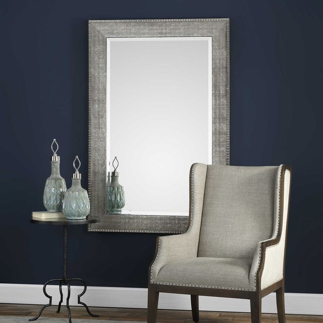 Uttermost® Leiston Metallic Silver Mirror-1