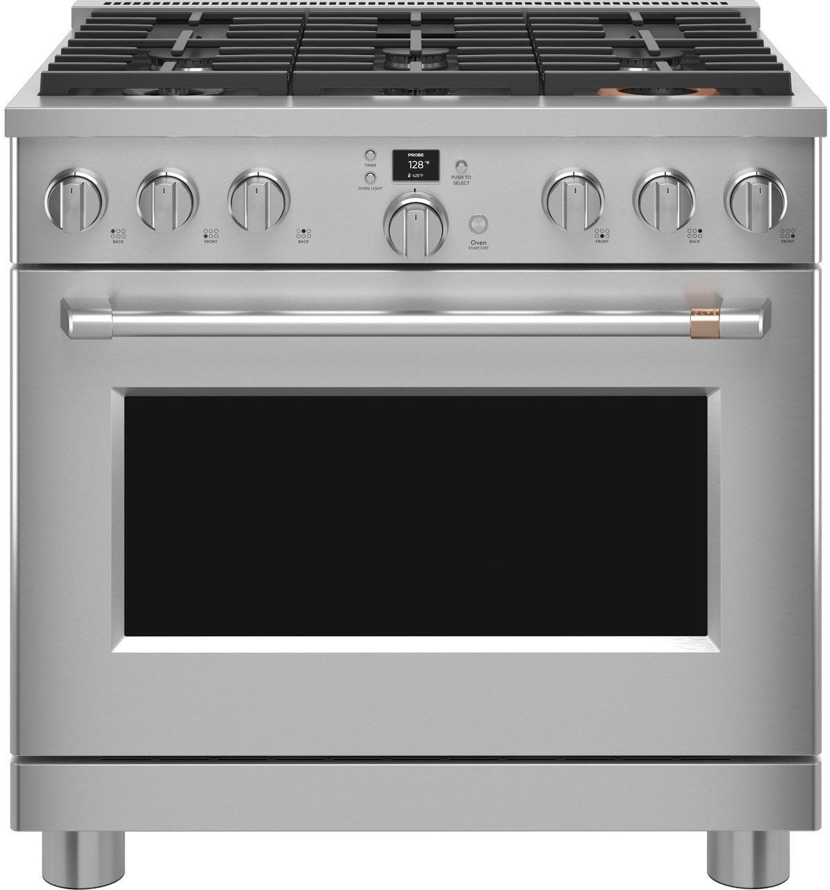 Café™ 36" Stainless Steel Pro Style Dual Fuel Range