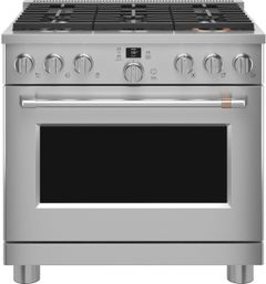 Café™ 36" Stainless Steel Pro Style Dual Fuel Range