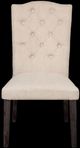 ACME Furniture Gerardo Beige/Weathered Espresso Side Chair-3