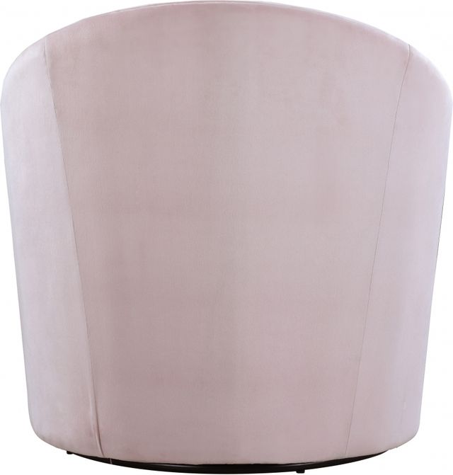 Meridian Furniture Alessio Pink Velvet Swivel Chair-2