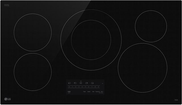 LG 36" Black Electric Cooktop with UltraHeat™ 3.0kW Element-0