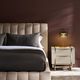 Caracole® Well Balanced Ecru Queen Upholstered Panel Bed-2