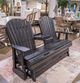 Signature Design by Ashley® Hyland Wave Black Outdoor Glider Loveseat-1