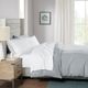 Olliix by Sleep Philosophy White King 300 Thread Count Liquid Cotton Sheet Set-3