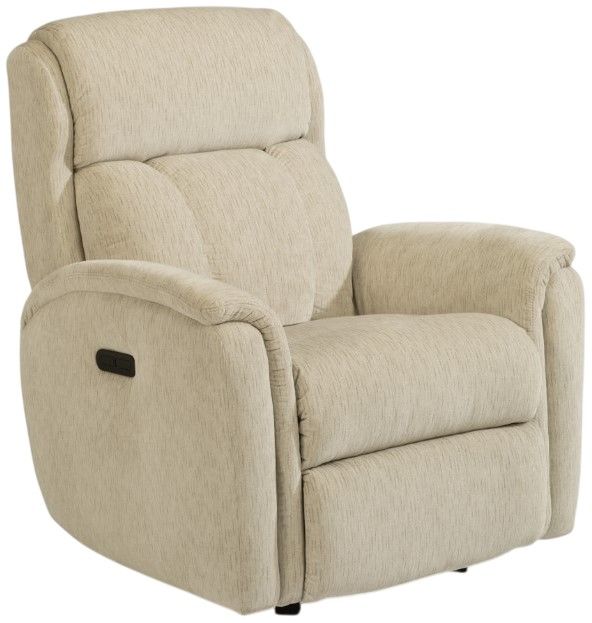 Flexsteel® Customizable Luna Power Rocking Recliner with Power Headrest-0