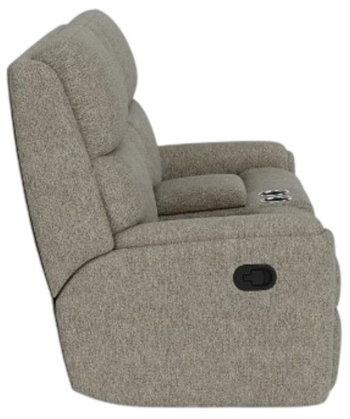 Flexsteel® Rio Vapor Reclining Loveseat with Console-2