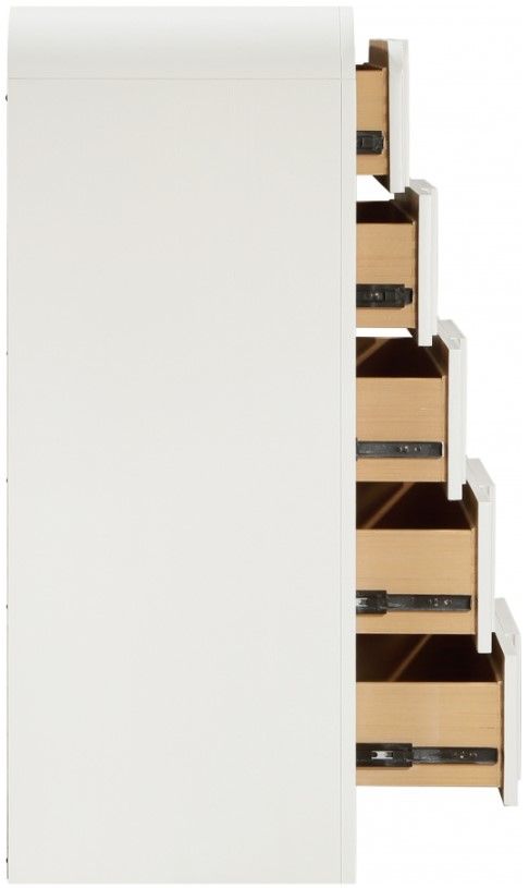 Meridian Furniture Fluted Cream Chest-2