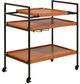 ACME Furniture Oaken Black/Honey Oak Serving Cart-0