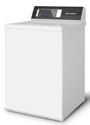 front view of the Speed Queen® TR7 3.2 Cu. Ft. White Top Load Washer