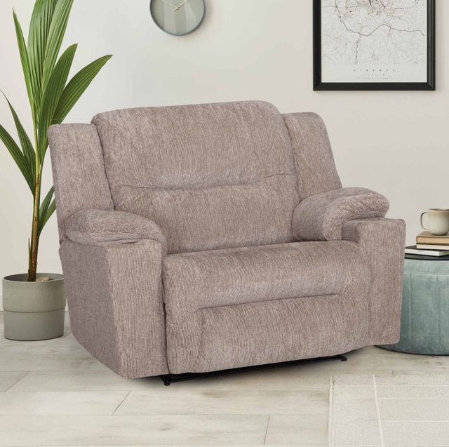 Franklin™ York Parker Stone Fabric Power Rocker Recliner with Cupholder-3