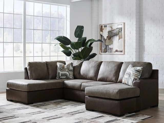 Signature Design by Ashley® Baltic-Park 2-Piece Fossil U-Shape Sleeper Sectional and Chaise-2