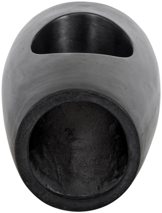 Moe's Home Collection Aylard Black Fiberstone Outdoor Stool-3