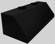 Vent-A-Hood® 60" Black Wall Mounted Range Hood-1