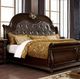 Furniture of America® Fromberg 4-Piece Brown Cherry Queen Bedroom Set-1