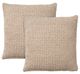 Nourison Home™ Lifestyle 2-Piece Beige 18" Throw Pillow Set-0