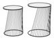 Zuo® Modern Shine 2-Piece Glass Top Nesting Tables with Black Framework-3
