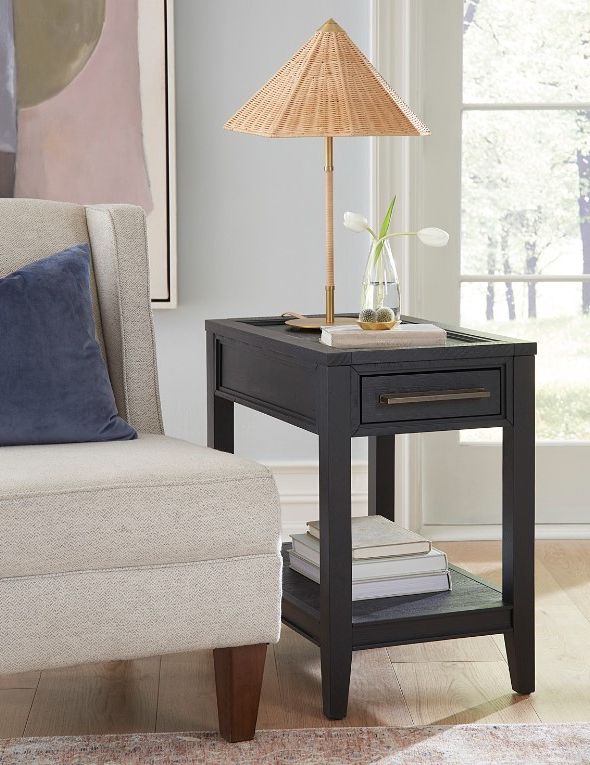 aspenhome® Camden Domino Chairside Table-2