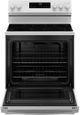 GE® 500 Series 30" White Freestanding Electric Range-1