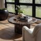 TOV Furniture Byron Dark Brown Round Coffee Table-1