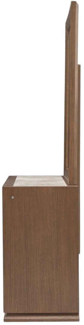 Michael Amini® Portrait Sienna Brown Small Dresser and Mirror Set-2