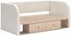 Signature Design by Ashley® Shapella Tan/White Youth Twin Upholstered Storage Day Bed-0