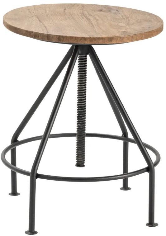 Crestview Collection Bengal Manor Black/Brown Bar Stool-0