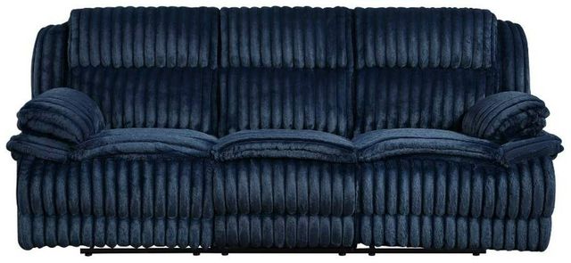Homelegance® Goodland Blue Double Manual Reclining Sofa-2