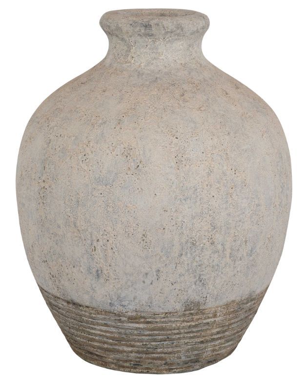 Uttermost® Fernandina White Wash Vase-0