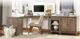 Boulder Creek Furniture West 2-Piece Natural Modular Wedge Desk and Return Set-2
