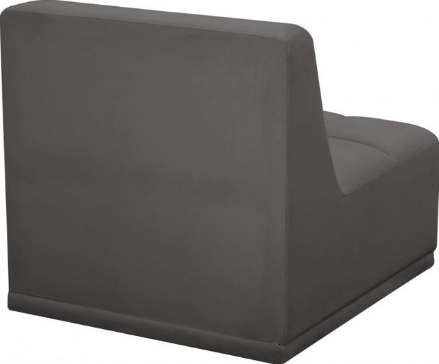 Meridian Furniture Relax Grey Velvet Modular Armless Chair-1