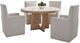 Parker House® Escape 5-Piece Glazed Natural Oak Mirage Mist Dining Set with Caster Chairs-0