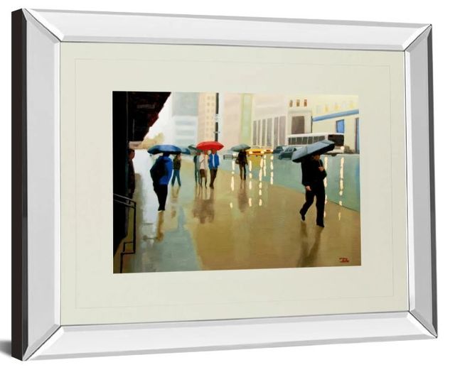 Classy Art New York State of Mind by Tate Hamilton Mirror Framed Wall Art-1
