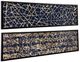 A & B Home Tannis 2-Piece Black/Blue/White Wall Art Set-2