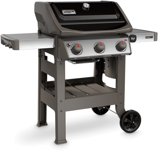 Weber® Spirit® II E-310 3-Burner Black Freestanding Liquid Propane Gas Grill-2
