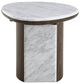ACME Furniture Haidar Brown/Natural Marble End Table-3