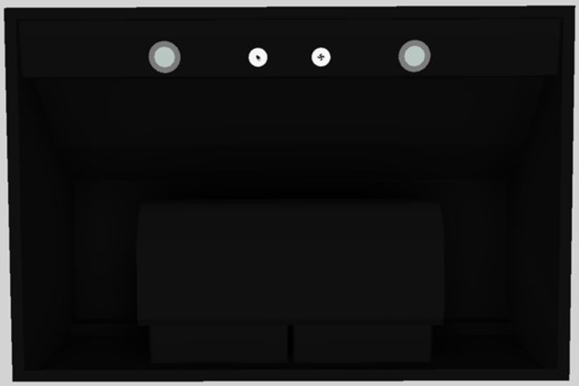 Vent-A-Hood® 36" Black Wall Mounted Range Hood-3