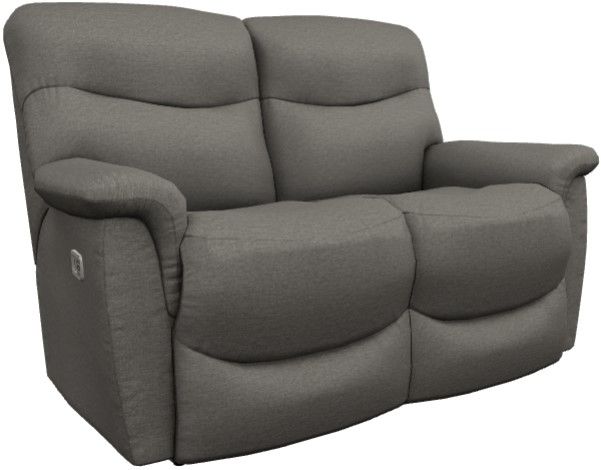 La-Z-Boy® James Charcoal Power Reclining Loveseat with Headrest-0